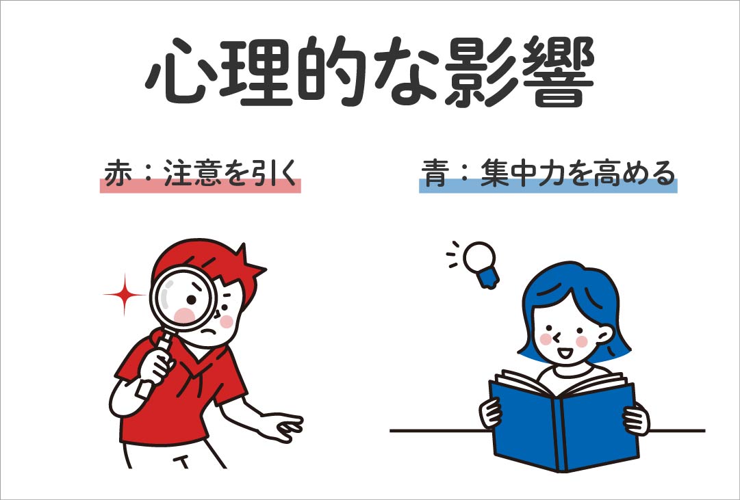 色が与える効果と使用例 - OHACO18